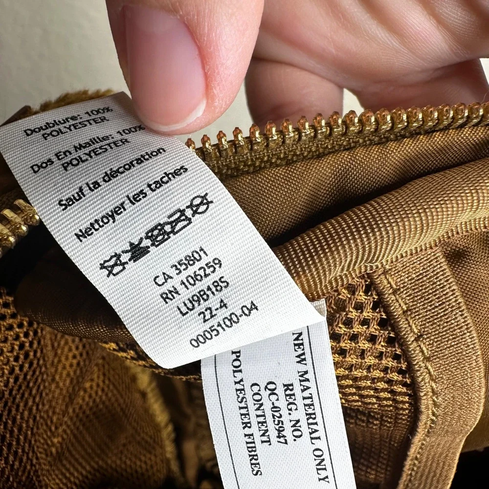 Lululemon Everywhere Belt Bag 1L Fleece Burnt Caramel Brown Sherpa LU9B18S